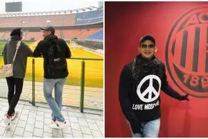 12 Momen Rezky Aditya & Citra Kirana ke markas AC Milan, seru