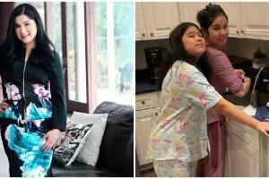 7 Momen Annisa Pohan bersih-bersih rumah, emak-emak banget