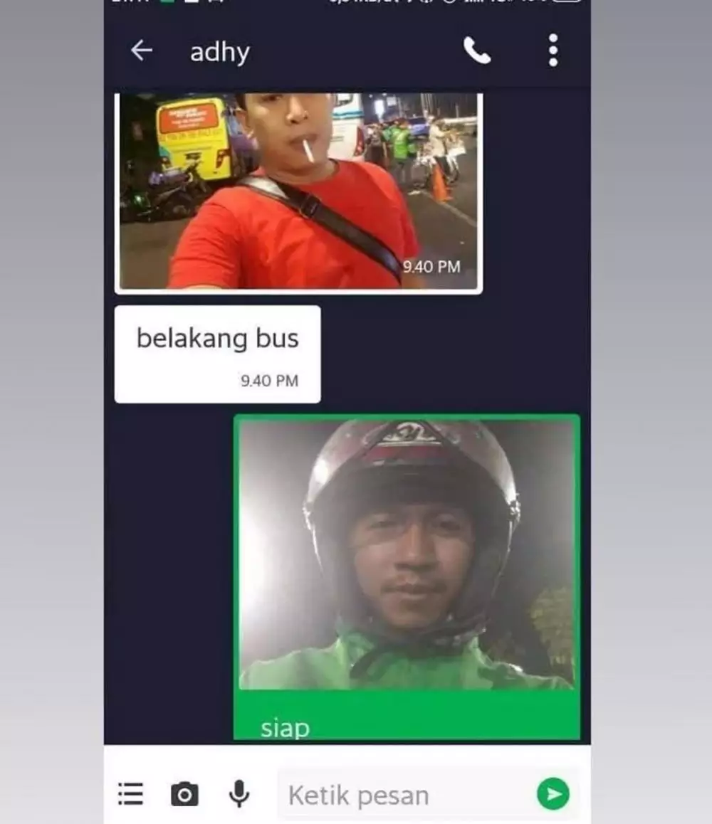 kirim foto lokasi driver ojek online © berbagai sumber kirim foto lokasi driver ojek online © berbagai sumber