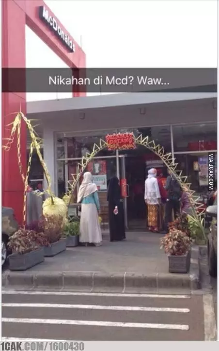 Potret tempat pernikahan tak biasa Instagram 