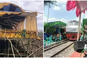 10 Potret tempat pernikahan tak biasa, cuma ada di Indonesia