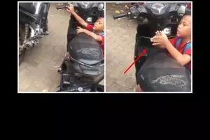 Detik-detik bocah bujuk temannya temani BAB ini kocak