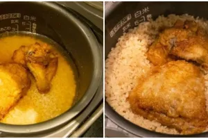 Usai viral, ini 8 resep nasi dimasak campur ayam KFC ala netizen