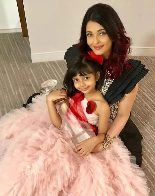 potret anak aishwarya rai  Instagram