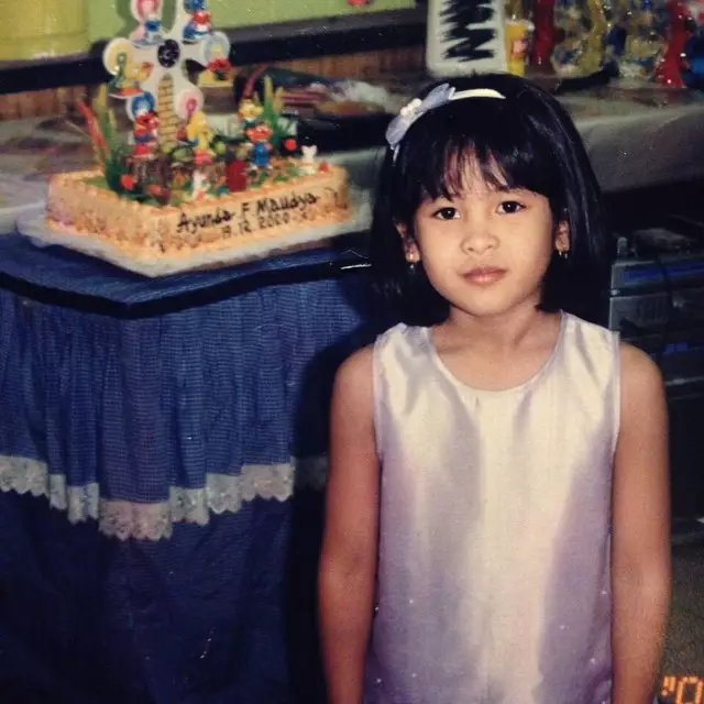 potret kecil maudy ayunda  Instagram 