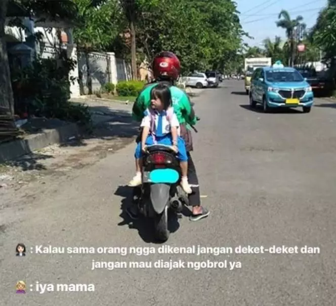 anak kecil naik ojol © 2019 brilio.net anak kecil naik ojol © 2019 brilio.net