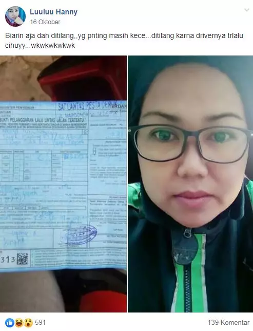 curhat driver ojek online ditilang © berbagai sumber