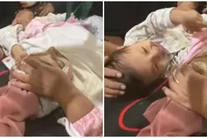 Viral video bayi menangis di atas jenazah ibunya, bikin mewek