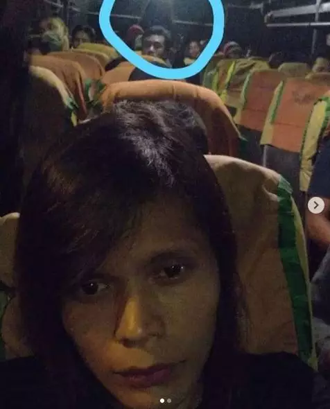 ngeri cewek ini penampakan serem bus © Instagram/@ndorobeii