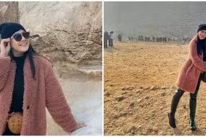 7 Potret liburan Felicya Angelista di Mesir, impian jadi nyata