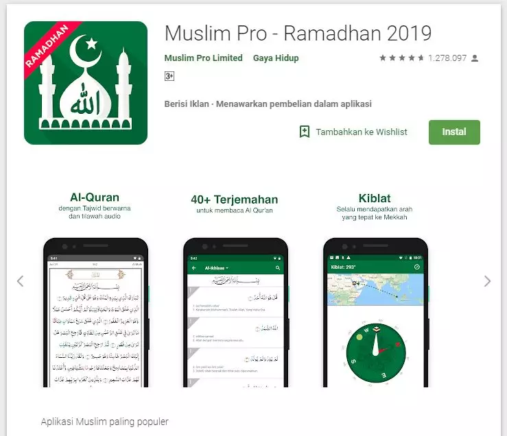 Aplikasi pencarian arah kiblat akurat untuk Android & iOS Istimewa