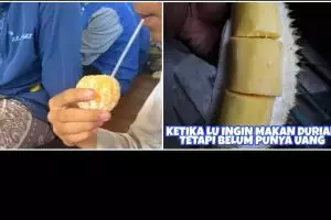 10 Foto cara nyeleneh orang nikmati makanan, lucu abis