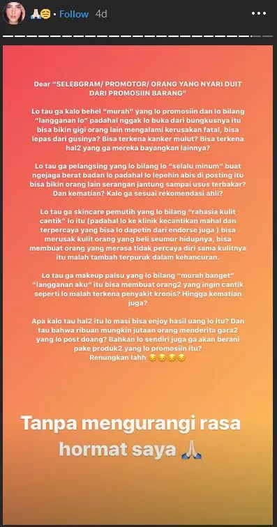 Tasya Farasya tips  © 2019 Istimewa Tasya Farasya tips  © 2019 Istimewa