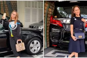 6 Potret koleksi mobil mewah Inul Daratista