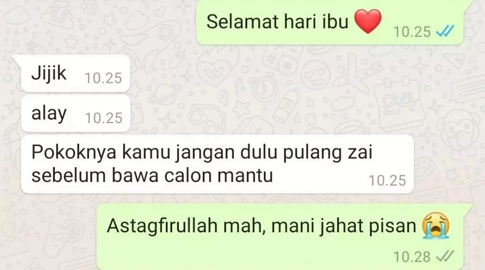 chat hari ibu lucu © 2019 brilio.net chat hari ibu lucu © 2019 brilio.net