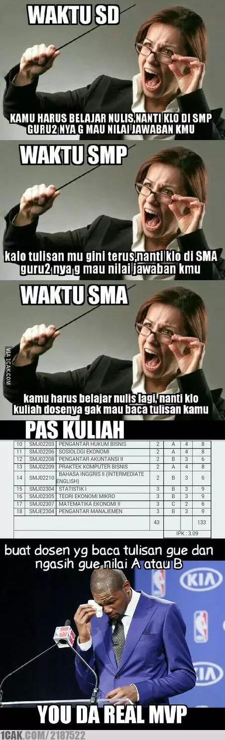 Meme tulisan jelek © 2019 brilio.net