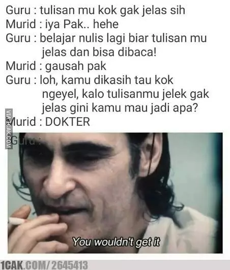 Meme tulisan jelek © 2019 brilio.net