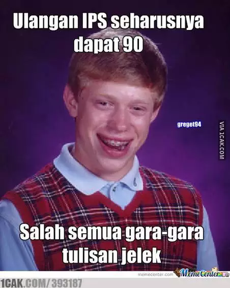 Meme tulisan jelek © 2019 brilio.net