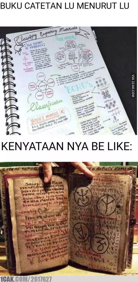 Meme tulisan jelek © 2019 brilio.net