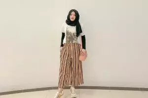 8 Gaya OOTD Putri Delina, anak Sule yang stylish dan kekinian