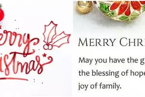 40 Kata-kata ucapan Natal 2019, terbaik & penuh makna