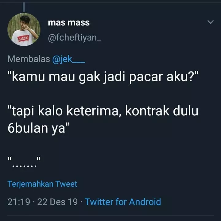 Cuitan 'nembak gebetan' © 2019 brilio.net