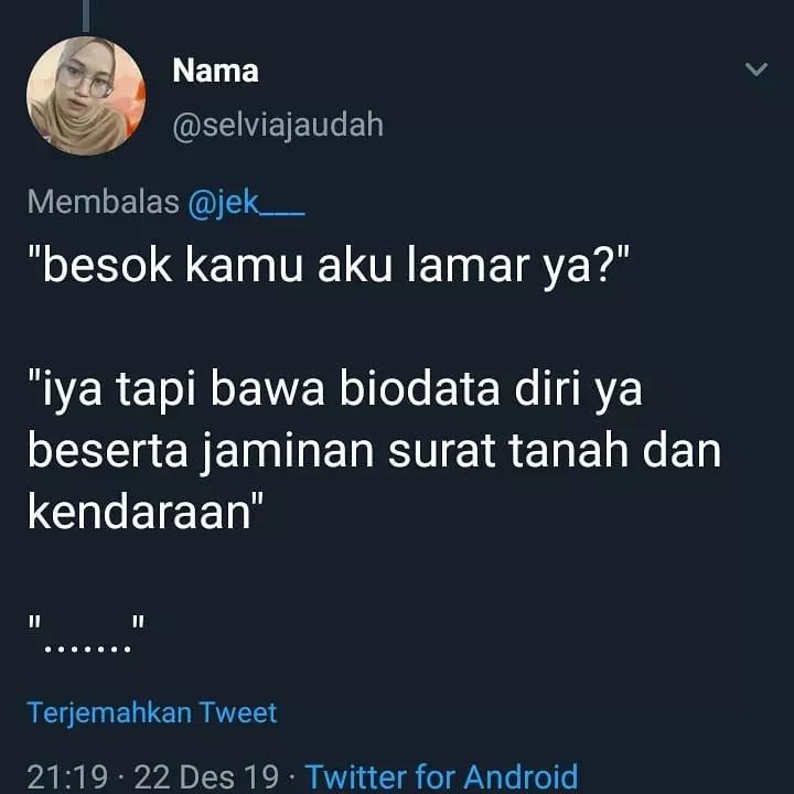 Cuitan 'nembak gebetan' © 2019 brilio.net