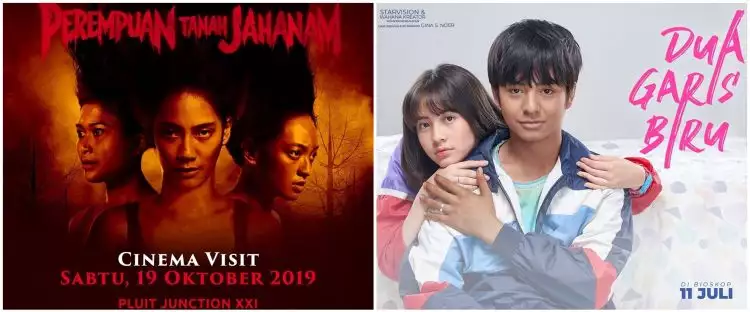 10 Film Indonesia 2019 dengan jumlah penonton terbanyak