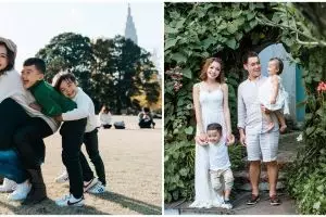 5 Gaya pemotretan keluarga Maya Septha tema Natal, tuai pujian