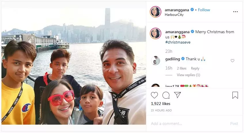 beda agama rayakan Natal © 2019 Instagram