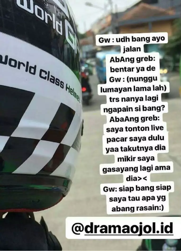 driver ojol galau Instagram