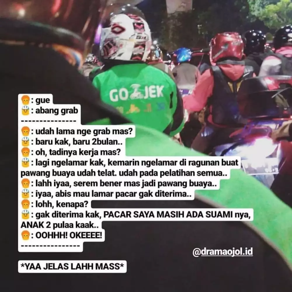 driver ojol galau Instagram