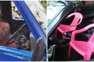 9 Potret lucu kursi mobil ini absurdnya bikin tepuk jidat