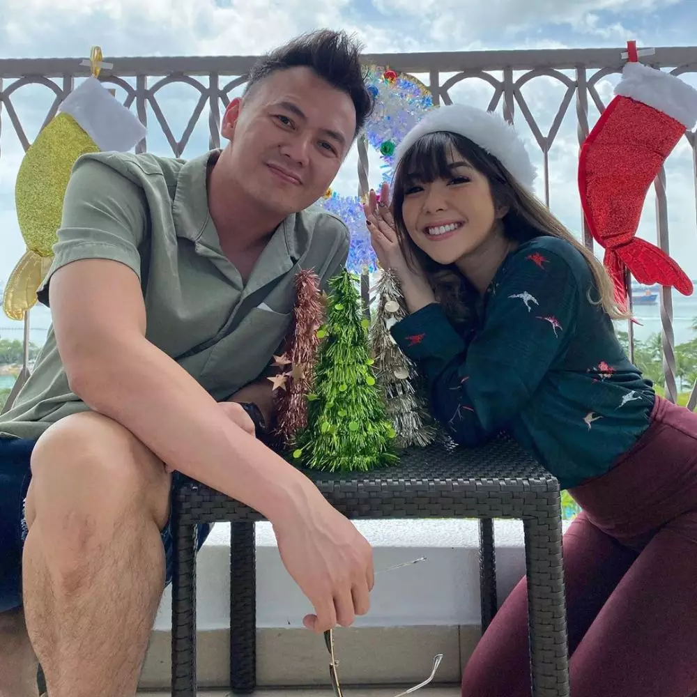 seleb Natalan sama pacar  Instagram 