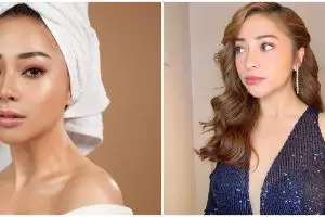 10 Gaya Nikita Willy pamer bahu dan belahan rendah, memesona