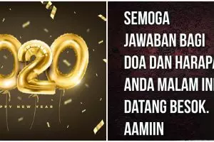 40 Kata-kata mutiara Tahun Baru 2020, harapan & doa terbaik