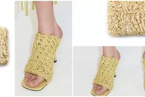 Desain sandal mirip mi instan dapat cibiran, harganya fantastis