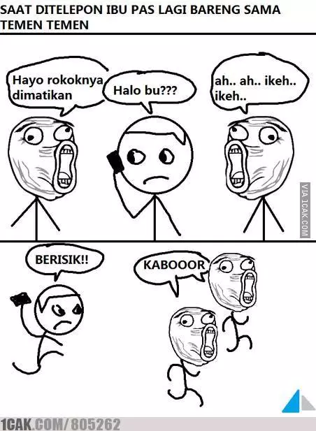 meme ditelepon emak © 2019 brilio.net