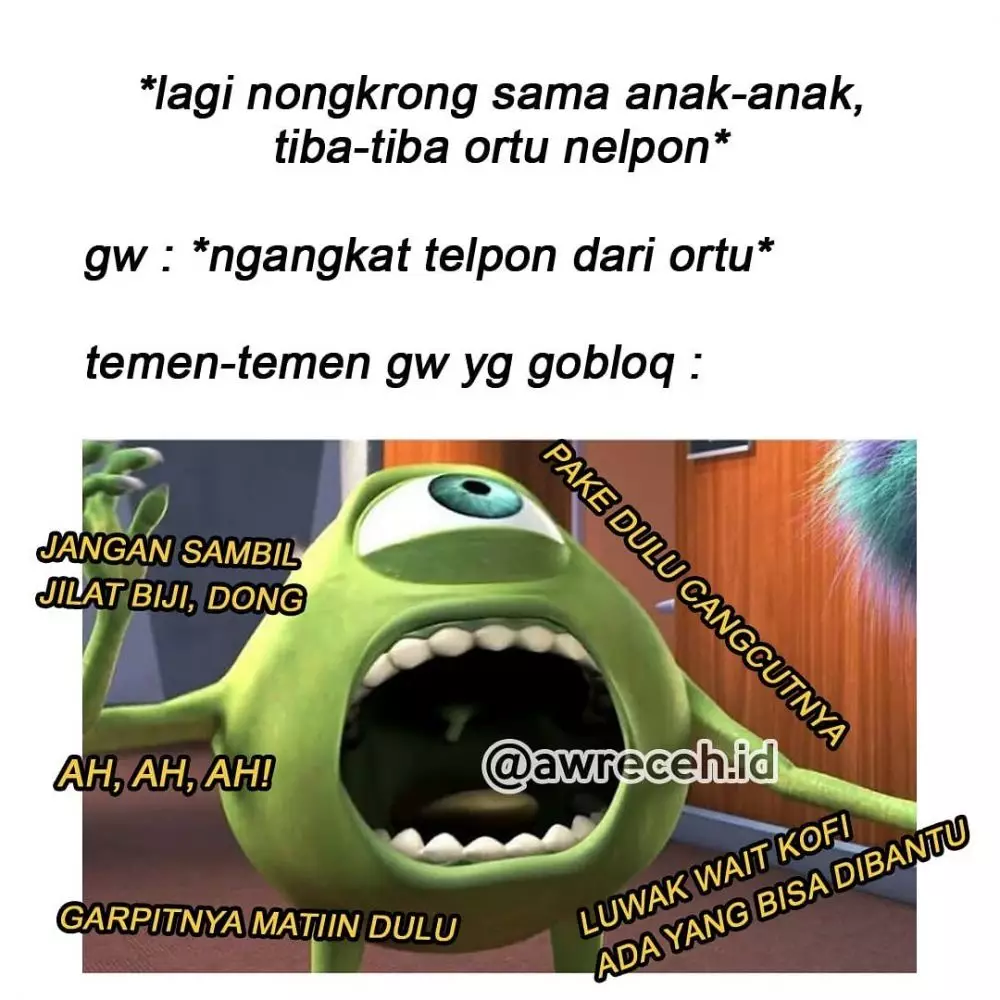 meme ditelepon emak © 2019 brilio.net