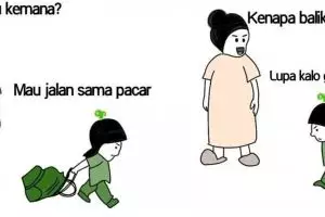 10 Meme lucu 'mau ke mana' ini receh banget, tapi bikin ngakak