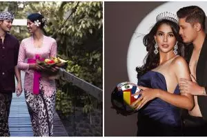 8 Potret prewedding Syamsir Alam & Bunga Jelitha, temanya unik