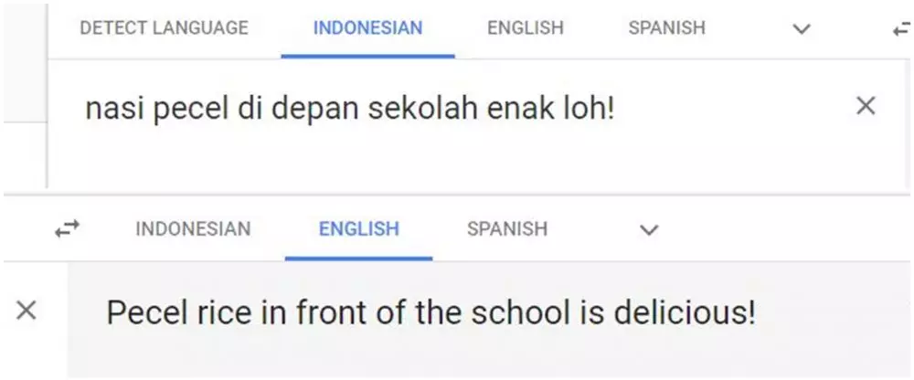 Terjemahan kata-kata nyeleneh Google Translate Google Translate