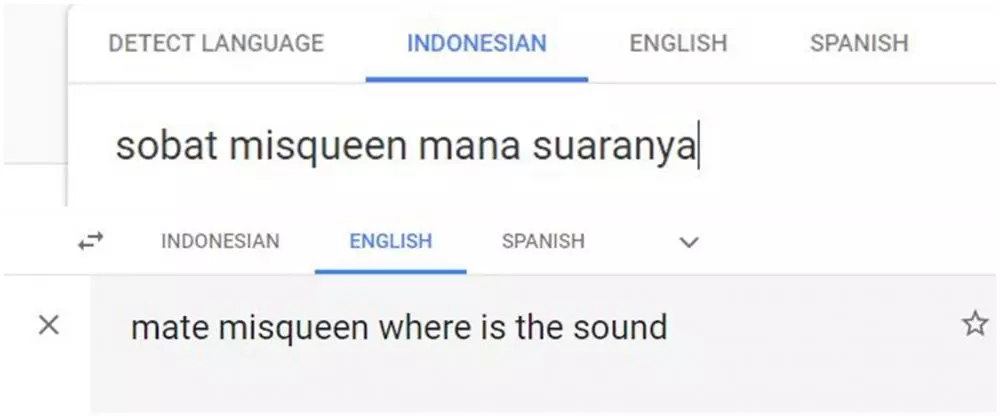 Terjemahan kata-kata nyeleneh Google Translate Google Translate