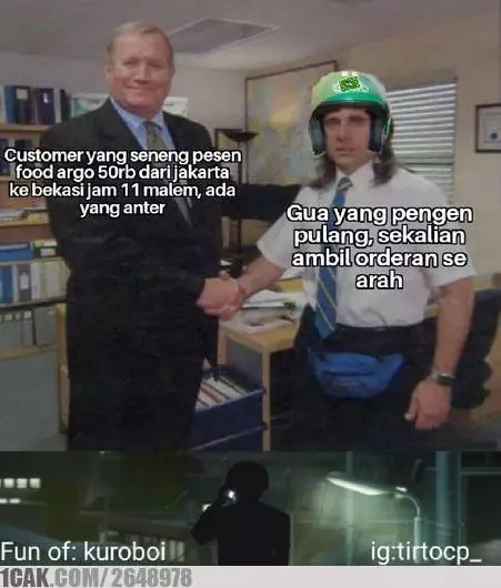 Meme suka duka driver ojol © 2019 brilio.net
