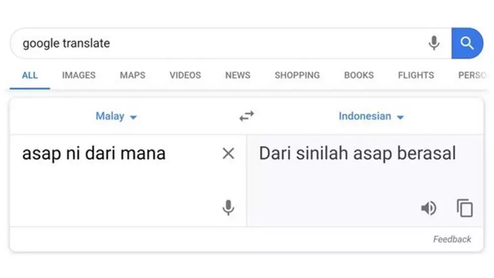 translate google bikin tepuk jidat  Istimewa