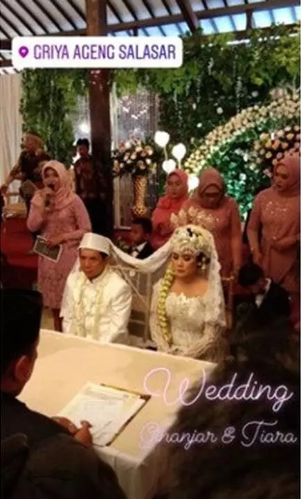 momen akad nikah Ginanjar dan Tiara Amalia © 2019 instagram.com