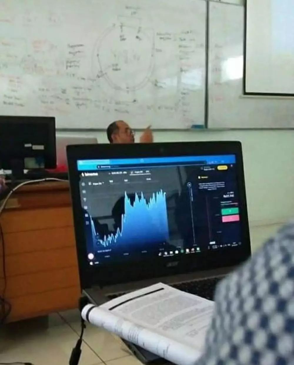 potret lucu orang numpang belajar © 2019 instagram.com