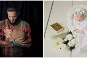 8 Potret newborn Anceyra putri Diego Michiels, ada pakai kerudung