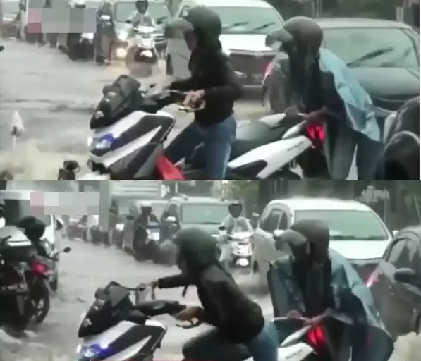 susahnya naik motor gede ketawa kasihan © berbagai sumber susahnya naik motor gede ketawa kasihan © berbagai sumber
