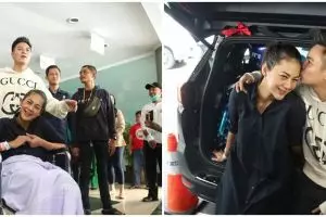 11 Potret bahagia Paula Verhoeven usai lahiran, dapat mobil mewah